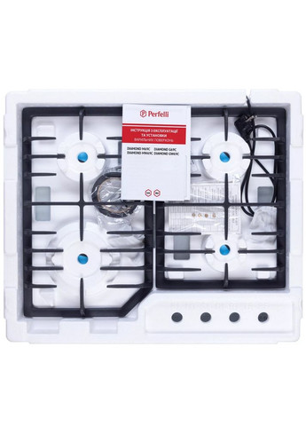 Варочная поверхность DIAMOND GW69C BIANCO PERFELLI (362487775)