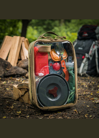 Органайзер утилитарный прозрачный Elite Large (30х19 см) Multicam M-TAC (303261893)