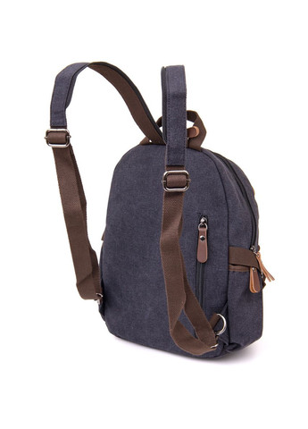 Рюкзак текстильний унісекс 20600 Чорний Vintage (328449862)