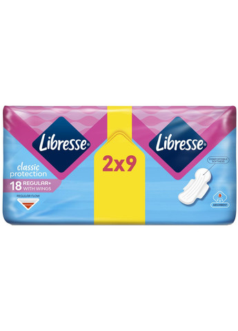 Гігієнічні прокладки (7322541233604) Libresse classic protection regular 18 шт. (268145570)