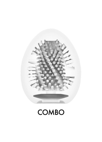 Мастурбатор-яйцо Egg Combo, плотный TPE, пробник лубриканта 5 мл Tenga (335392087)