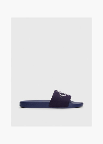 Тапочки чоловічі Slide Monogram Co Blue CKM306 Calvin Klein (335012399)