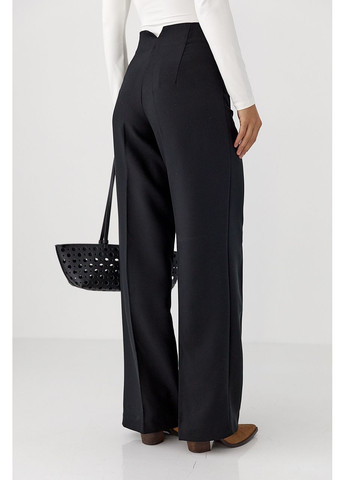 Классические брюки-палаццо с высокой посадкой No Brand (361045308)