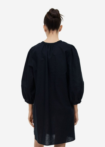 Чорна повсякденний плаття, сукня H&M однотонна