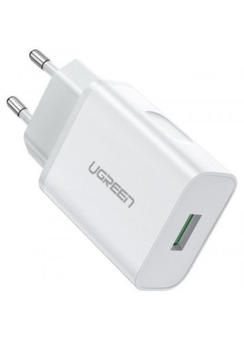 Зарядний пристрій (10133) Ugreen cd122 18w usb qc 3.0 charger (white) (268147823)
