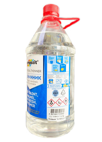 Розчинник універсальний Universal Thinner 0.5 л Kompozit (360882217)