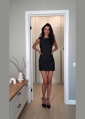 Чорна повсякденний сукня No Brand однотонна