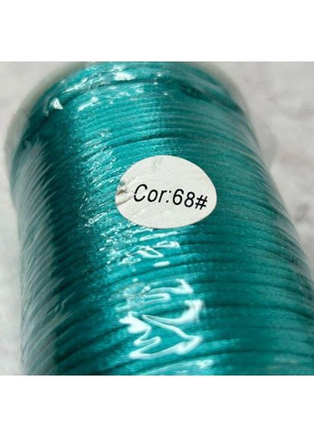 #68 Шнур корсетний (сатиновий, шовковий) 2мм - морська хвиля Plus-plus (354795515)