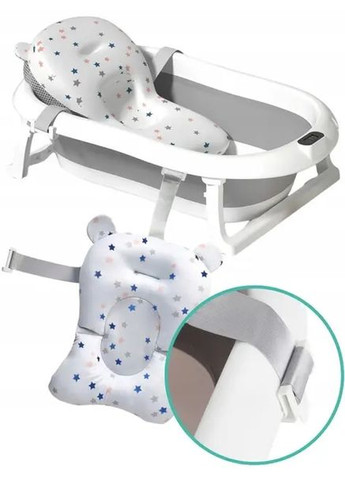 Дитяча ванна для купання складана з термометром та подушкою Dogus (366667739)