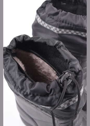 Сапоги мужские пена с искуственным мехом черного цвета Let's Shop (307903695)