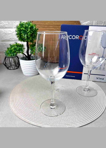 Набір скляних келихів для червоного вина Vina 580 мл (L3605) Arcoroc (303138171)