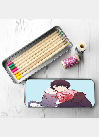 Пенал школьный для мальчика и девочки металлический Любой во Франксе #008 7*18 см Silver No Brand (309156420)