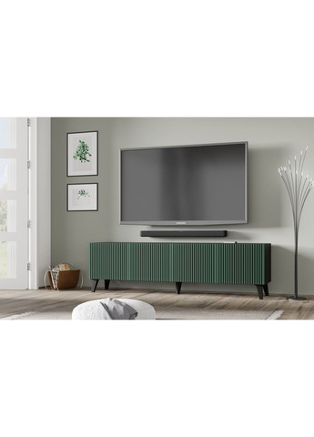 Тумба під телевізор у вітальню Ravenna F 200 4D зелена Bim Furniture (291124647)