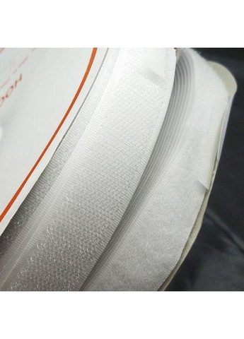 Липучка швейная пришивная 2,5 см Белая 22,5м. Plus-plus (354797732)