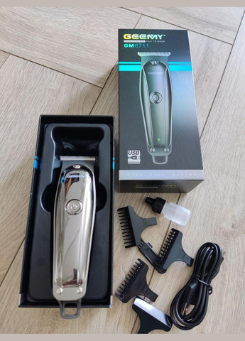 Бездротовий тример машинка для стриження з зарядкою від USB Geemy (318018932)