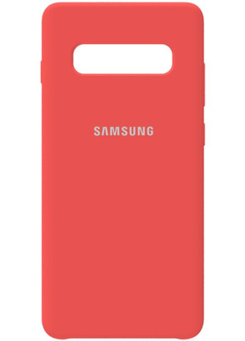 Чехол-накладка Silicone Case Samsung Galaxy S10+ Peach Pink Toto (301781925)