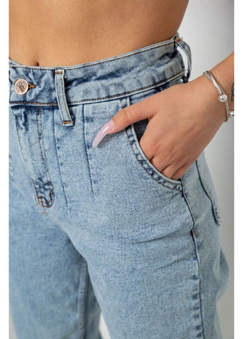 Джинсы женские размер 28 голубой Ambra - (360802233)