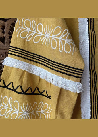 Жіноча вишиванка Межигірʼя гірчична ESQ 3895 (303898881)