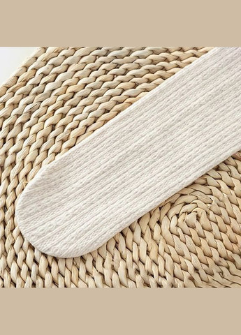 Колготки с текстурными узорами 300 DEN молочные One Size No Brand (333968690)