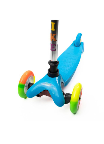 Самокат дитячий триколісний Mini BB 3-013-4-A-BL з підсвічуванням коліс iTrike (338854767)