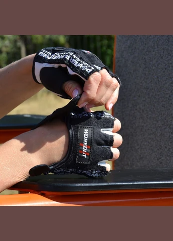 Рукавички для фітнесу PS-2200 Workout Black M Power System (315689656)