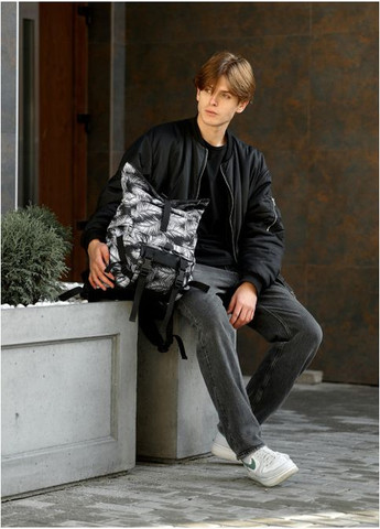 Рюкзак рол RollTop Double принт "Palm" (R-24330720m-VS) Sambag (302450192)