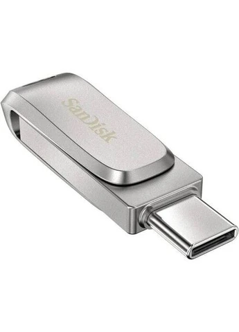 USB флеш-накопитель 256Gb Ultra Dual Luxe, Silver, Type-C / USB 3.2 Gen 1, до 400 МБ/с (SDDDC4-256G-GAM46) SDDDC4-256G-GAM46 SanDisk (395351977)