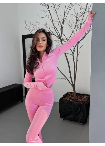 Велюровий жіночий костюм Fashion (382027697)
