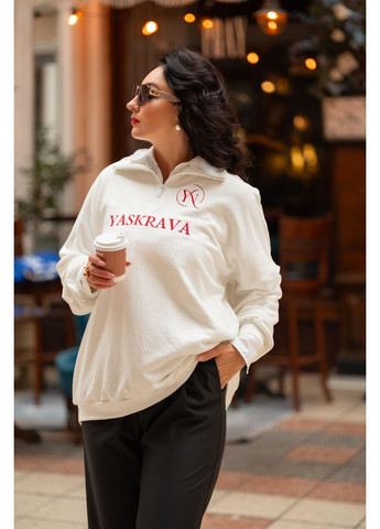 Білий світшот «yaskrava» Yatsenko.Fashion (370677652)