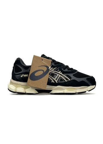 Кроссовки женские ASICS No Brand GEL-NYC Dark Navy Beige тёмно-синие демисезоны (385604267)