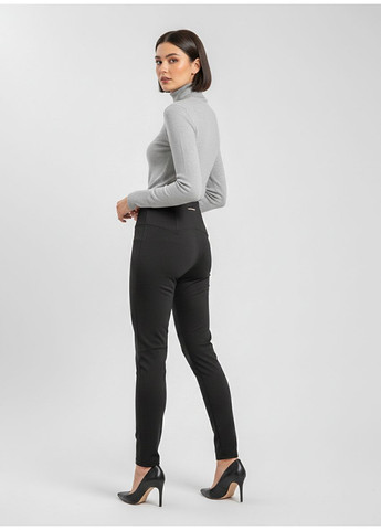 Женские демисезонные брюки с завышенной талией FV-122943-2 Черный Forza Viva (363261570)