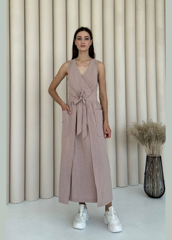 Бежева повсякденний сукня Nenka однотонна