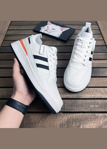 Белые демисезонные кроссовки мужские white Situo Forum