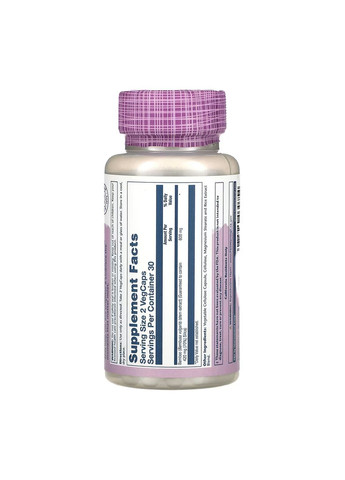 Екстракт стебла бамбука 300 мг веганські капсули для здоров'я шкіри та волосся 60 шт Solaray (367956577)