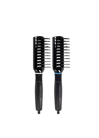 Щітка для волосся пластикова продувна Біла полосочка Salon Professional (367989336)