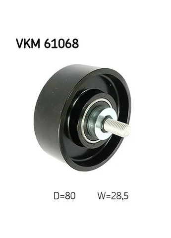 Ролик натягувача ременя SKF VKM 61068 (399928318)