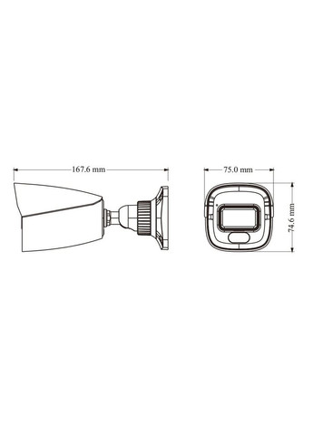 IP-відеокамера 4Mp TD-9441S4-C(D/PE/AW2) Black f=2.8mm, ІЧ+LED-підсвічування, з мікрофоном (77-00375) TVT (382592425)