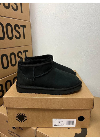 Угі Чоловічі UGG Ultra Mini Black (Замша) (366320696)