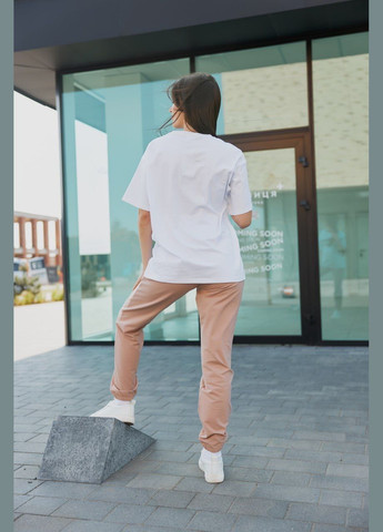 Спортивні штани-джогери на резинці (2-х нитка) світло, (М117.2) UMON (315480879)