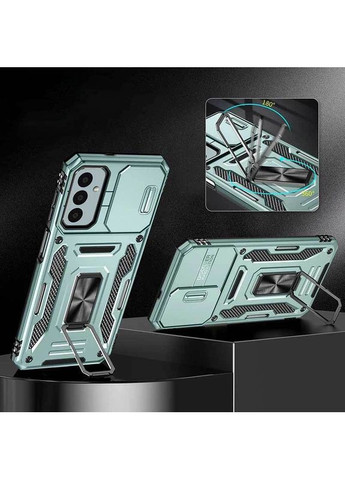 Ударостійкий чохол Camshield Army Ring для Samsung Galaxy A25 5G Бірюзовий Epik (372499552)