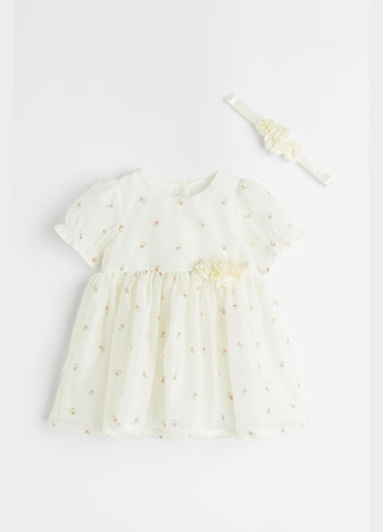 Молочна сукня з пов'язкою H&M (292193628)
