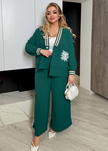 Костюм двойка: Кофта асимметричного кроя и штаны палаццо Україна (326584907)