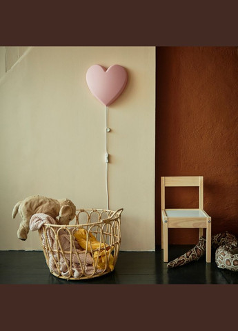 Ночник бра сердце розовый IKEA (272451870)