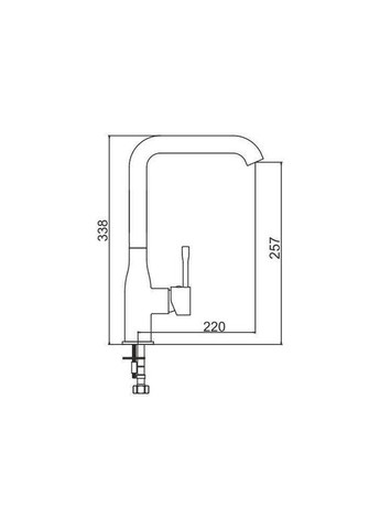 Змішувач для кухонного миття Loft old white INTERLINE (314929859)