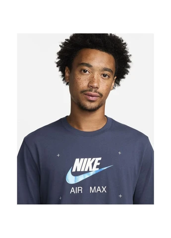 Синя футболка m nsw tee fw cnct темно-синя fv3778-410 Nike