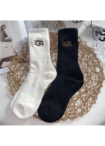 Чорні теплі шкарпетки угг, гарні шкарпетки, високі шкарпетки (367622273)