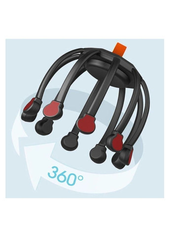 Електричний релаксаційний акумуляторний масажер для шкіри голови No Brand (369656236)