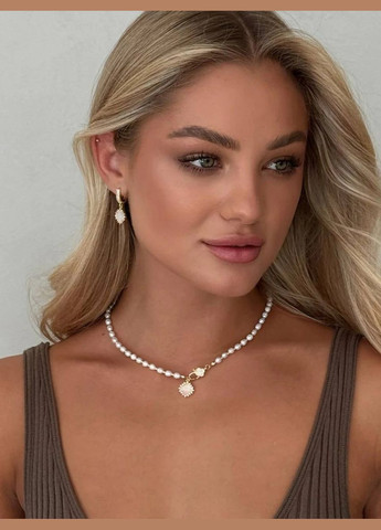 Сережки "Glow Clover" Le'Perle (329751185)