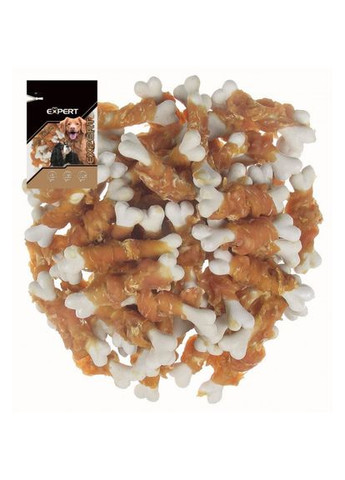 Ласощі для собак Dog Expert кальцієві кісточки з куркою 80 г 968769 TATRAPET (278309958)