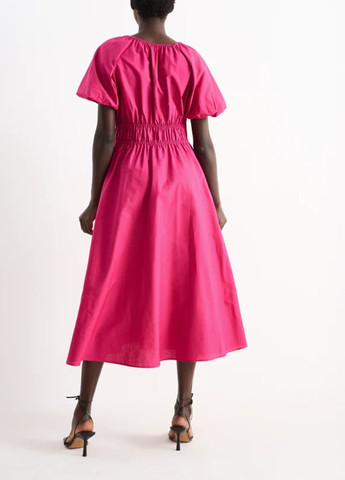 Розовое повседневный платье C&A однотонное